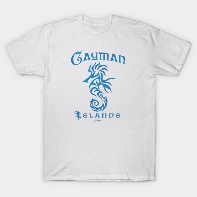 Cayman Islands Seahorse T-Shirt by jcombs